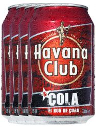 Havana Club Cola in Dose 4 x 0,33 Liter
