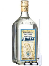 J. Bally Rhum  Blanc - Martinique + 2 Glencairn Glser + Einwegpipette 1 Stck