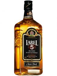 Label 5 Classic Black Blended Scotch Whisky 0,5 Liter