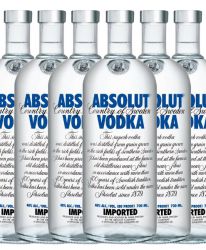 Absolut Blue Vodka 6 x 0,70 Liter