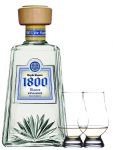1800 Jose Cuervo Tequila Silver 0,7 Liter + 2 Glencairn Glser