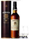 Aberlour 10 Jahre Single Malt Whisky 0,7 Liter + 2 Glencairn Glser