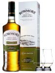 Bowmore Small Batch Single Malt Whisky 0,7 Liter + 2 Glencairn Glser