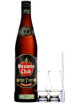 Havana Club Anejo 7 Jahre aus Kuba 0,7 Liter + 2 Glencairn Glser und Einwegpipette