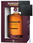 Kilbeggan 21 Jahre Irish Whiskey 0,7 Liter + 2 Schieferuntersetzer 9,5 cm + Einwegpipette 1 Stck
