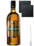 Kilbeggan Irish Whiskey 0,7 Liter + 2 Schieferuntersetzer 9,5 cm + Einwegpipette 1 Stck