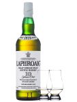 Laphroaig 10 Jahre Islay Single Malt Whisky 0,7 Liter + 2 Glencairn Glser
