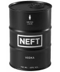 Neft Vodka Metall l-Fass Black Barrel sterreich 0,7 Liter