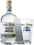 The Duke Mnchen Dry BIO Gin 0,7 Liter + 6 x The Duke Long Drink Glas 0,3 Liter