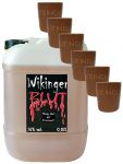 Wikingerblut im Kanister 10 Liter + 6 Stck Wikinger Tonbecher 