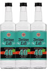 Berliner Luft STRONG Pfefferminzlikör 40% 3 x 0,7 Liter