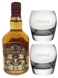 Chivas Regal 12 Jahre mit 2 Glsern 0,7 Liter