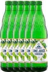 Desmond`s Lime Juice Limonaden Konzentrat 6 x 0,75 Liter
