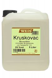 Elztalbrennerei Georg Weis Kruskovac (Birnenlikr) 25%  5,0 Liter Kanister
