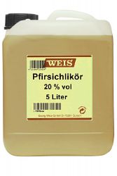 Elztalbrennerei Georg Weis Pfirsichlikr 20%  5,0 Liter Kanister
