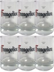 Frangelico Shot Glas mit 2 cl + 4 cl Eichstrich 6 Stck
