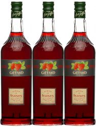 Giffard Erdbeer Sirup 3 x 1,0 Liter