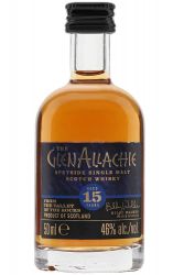 Glenallachie 15 Jahre Single Malt Whisky 0,05 Liter MINIATUR