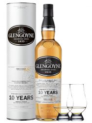 Glengoyne 10 Jahre Single Malt Whisky 0,7 Liter + 2 Glencairn Gläser