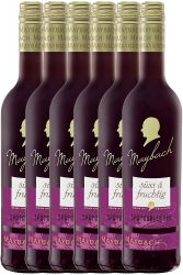 Maybach Spätburgunder Rotwein süss und fruchtig 6 x 0,75 Liter