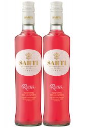 Sarti Rosa Premium Frucht-Likr aus Italien 14 % - 2 x 0,7 Liter