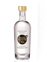 Sash & Fritz Vodka Flasche pur 0,1 Liter