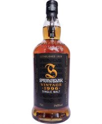 Springbank 1996 Fino Sherry Cask Single Malt Whisky 0,7 Liter