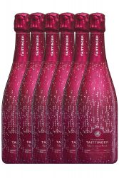 Taittinger Nocturne Sec - ROSE - City Lights Champagner 6 x 0,75 Liter
