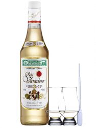 Varadero Blanco Rum 3 Jahre 1,0 Liter + 2 Glencairn Glser und Einwegpipette