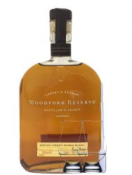Woodford Reserve Distillers Select USA 0,7 Liter + 2 Glencairn Glser + Einwegpipette 1 Stck