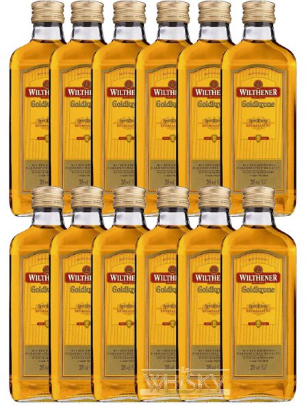 (28% Liter - Online Wilthener Rum, die Vol) um - 1aWhisky Shop 0,20 Vodka Ihr Goldkrone 12 Whisky, x rund