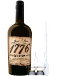 1776 Straight Bourbon Whiskey 700 ml + 2 Glencairn Glser + Einwegpipette 1 Stck