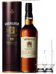 Aberlour 10 Jahre Single Malt Whisky 0,7 Liter + 2 Glencairn Gläser + Einwegpipette