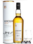 AnCnoc 12 Jahre Single Malt Whisky 0,7 Liter + 2 Glencairn Gläser