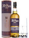 Arran 14 Jahre Single Malt Whisky 0,7 Liter + 2 Glencairn Gläser + Einwegpipette