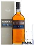 Auchentoshan 18 Jahre Single Malt Whisky 0,7 Liter + 2 Glencairn Gläser + Einwegpipette