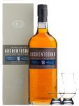 Auchentoshan 18 Jahre Single Malt Whisky 0,7 Liter + 2 Glencairn Gläser