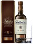 Ballantines 30 Jahre Blended Scotch Whisky + 2 Glencairn Gläser + Einwegpipette 1 Stück