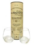 Balvenie 12 Jahre Single Malt + 2 Balvenie Tumbler in Geschenkverpackung