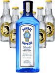 Bombay Sapphire Gin 0,7 Liter + 6 x Thomas Henry Tonic Water 0,2 Liter