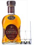 Cardhu 12 Jahre Single Malt Whisky 0,7 Liter + 2 Glencairn Glser + Einwegpipette 1 Stck