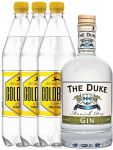 Duke Gin 1 x 0,7 Liter & 3 x Goldberg 1,0 Liter Tonic Set