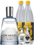 Gin-Set Gin Mare 0,7 Liter + The Duke Gin 5 cl + Citadelle Gin 5 cl + 2 x Thomas Henry Tonic 1,0 Liter