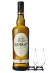 Glen Grant 10 Jahre Single Malt Whisky 0,7 Liter + 2 Glencairn Gläser