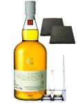 Glenkinchie 12 Jahre Single Malt Whisky 0,7 Liter + 2 Glencairn Glser + 2 Schieferuntersetzer quadratisch ca. 9,5 cm + Einwegpipette