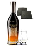Glenmorangie Signet Whisky 0,7 Liter + 2 Glencairn Gläser + 2 Schieferuntersetzer 9,5 cm