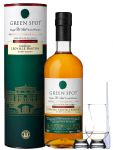 Green Spot Chateau Leoville Barton Whiskey 0,7 Liter + 2 Glencairn Gläser + Einwegpipette 1 Stück