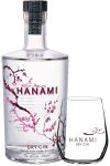 Hanami Dry Gin mit Kirschblüten & Kräutern 43% Vol. 0.7 L inkl. Trinkglas