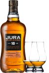 Isle of Jura 10 Jahre Single Malt Whisky 0,7 Liter + 2 Glencairn Gläser