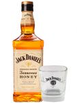 Jack Daniels Honey Whisky Likr 0,7 Liter + Jack Daniels No. 7 Glas